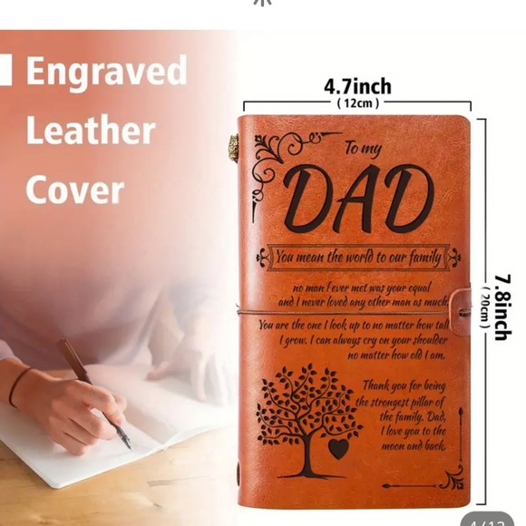 Brown Leather Journal for Anyone - Picture 7 of 13